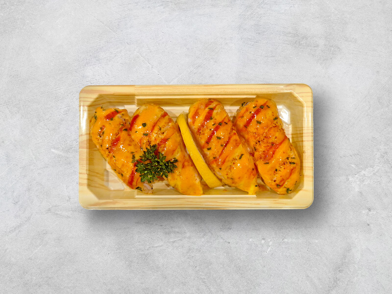 Spicy Salmon Nigiri