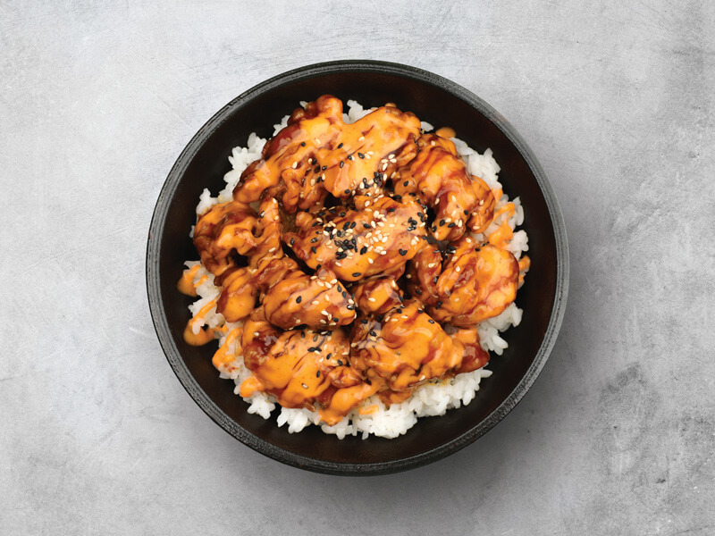Spicy Teriyaki Chicken Donburi