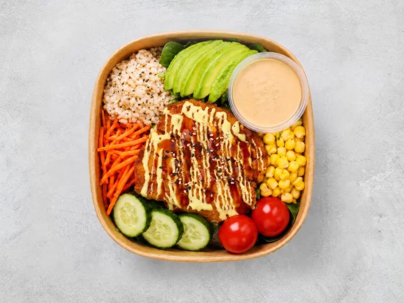 Chicken Katsu Salad