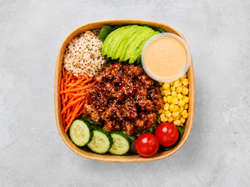 Teriyaki Salmon Salad