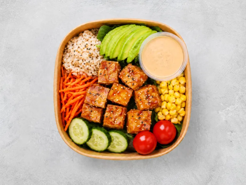 Teriyaki Tofu Salad